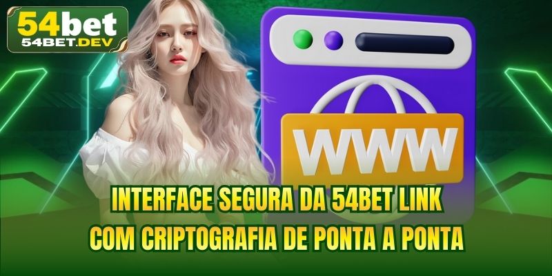 Interface segura da 54BET link com criptografia de ponta a ponta